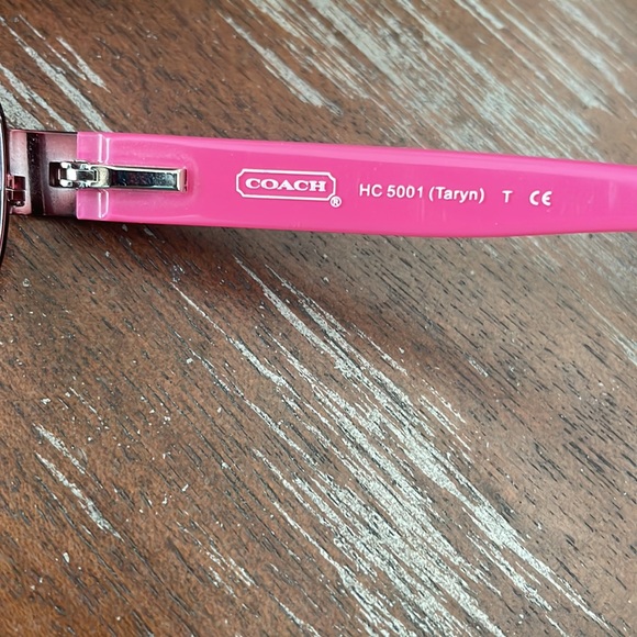 Coach HC5001 Taryn burgundy 9022 eyeglasses with coach signature C brown case - Picture 6 of 15